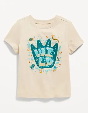 Unisex Short-Sleeve Graphic T-Shirt for Toddler beige