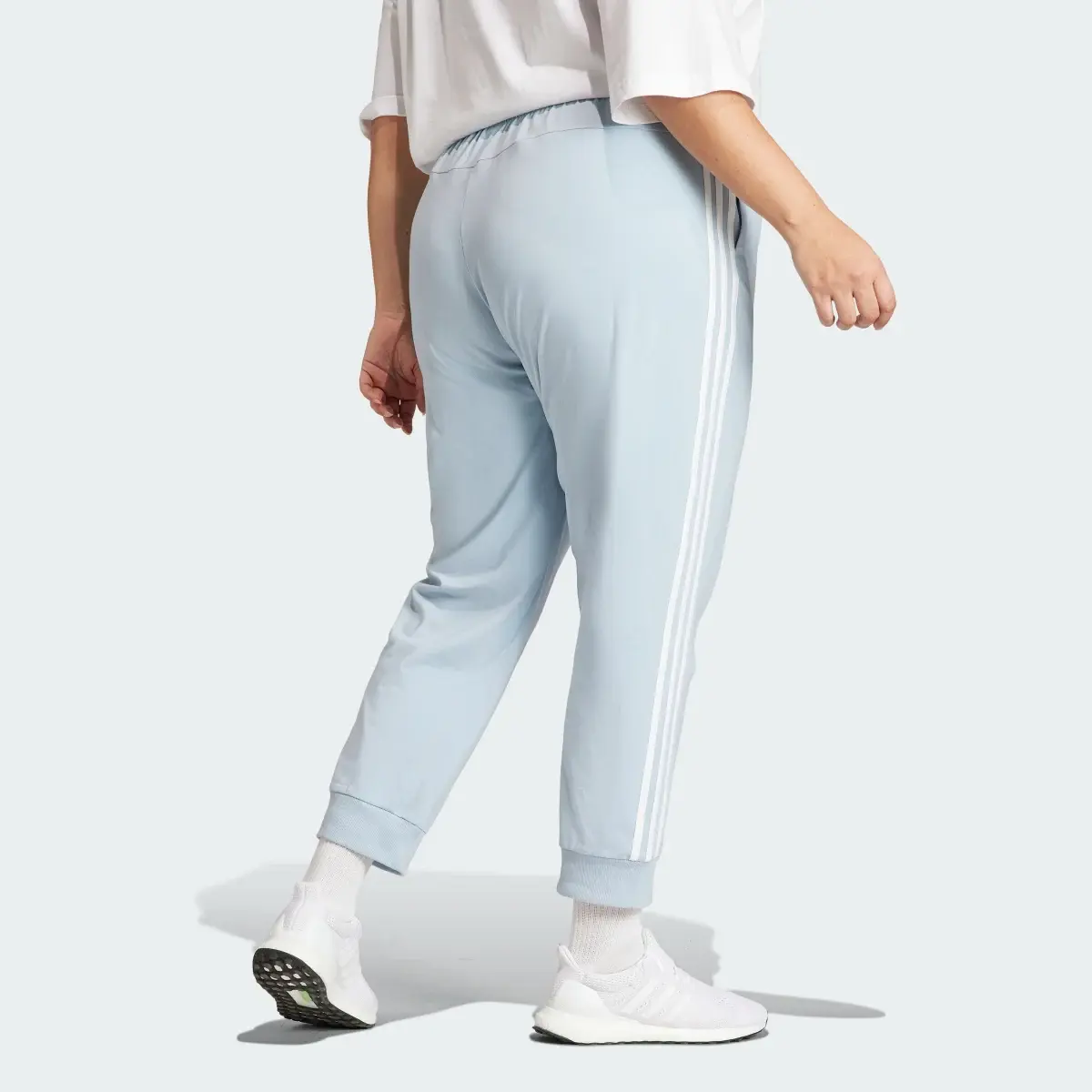 Adidas Essentials 3-Stripes Pants (Plus Size). 2