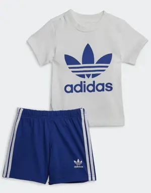 Adidas Trefoil Shorts Tee Set