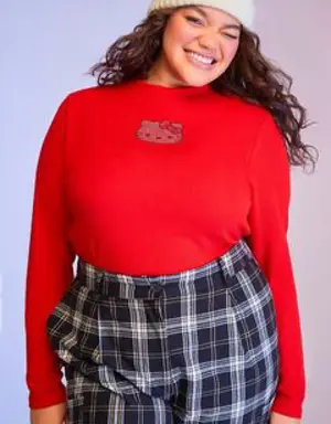 Forever 21 Plus Size Hello Kitty & Friends Top Red