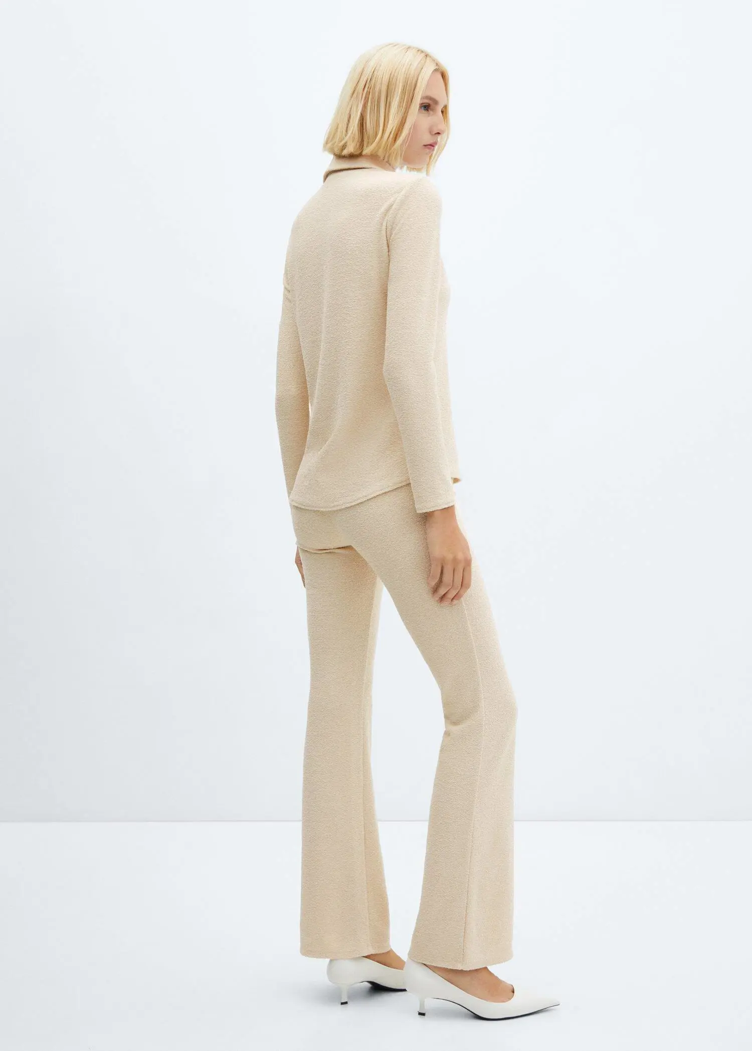 Mango Flared knitted pants. 3