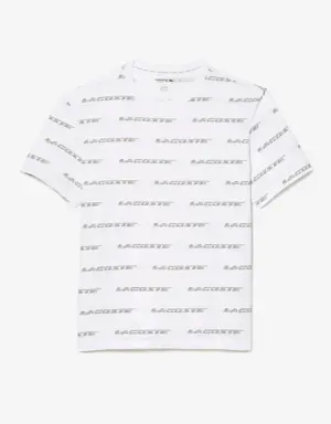 Men’s Lacoste Cotton Jersey Logo Print Lounge T-shirt