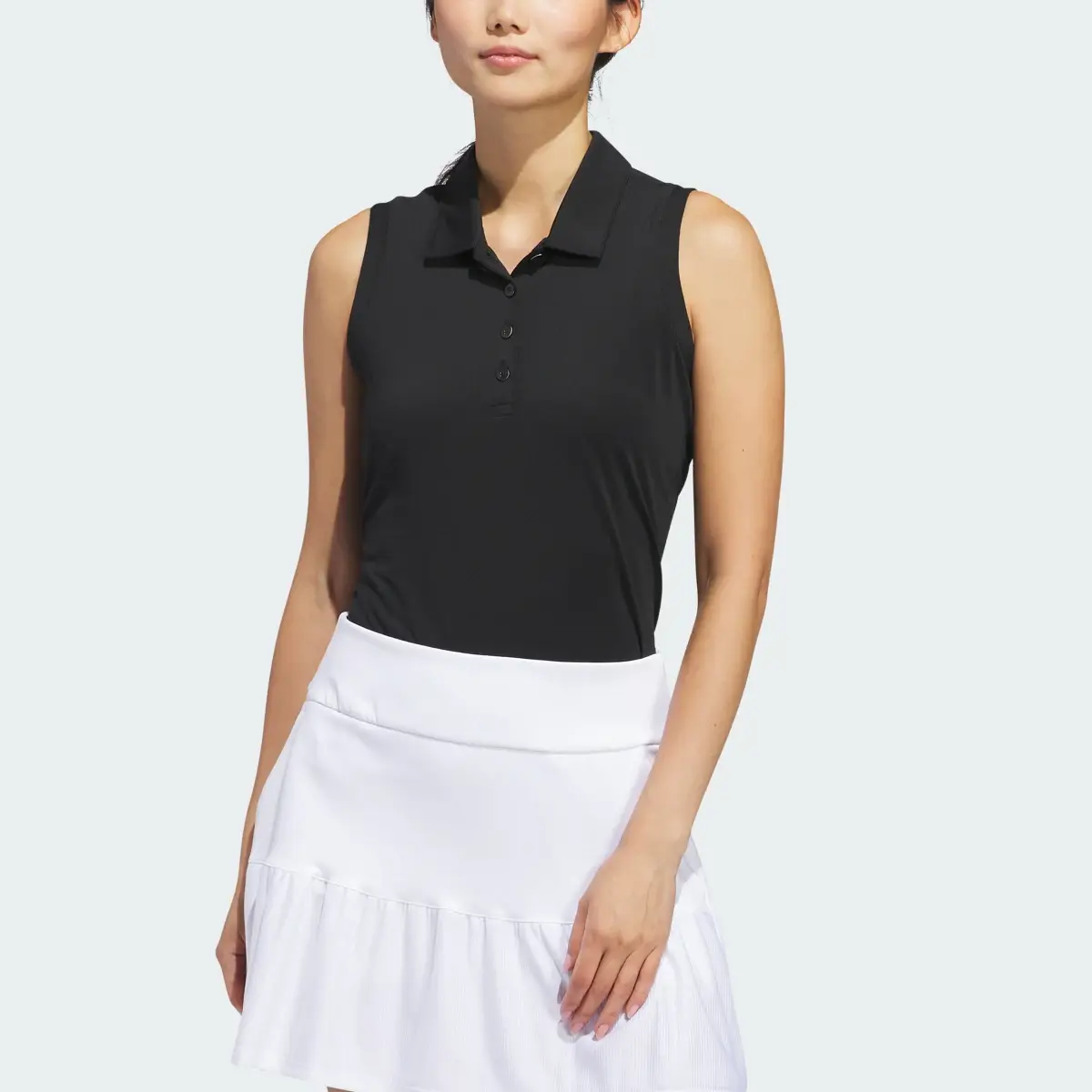 Adidas Women's Ultimate365 Solid Sleeveless Poloshirt. 1