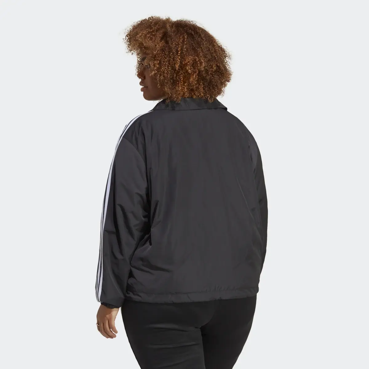 Adidas Adicolor Classics 3-Stripes Coach Jacket (Plus Size). 2