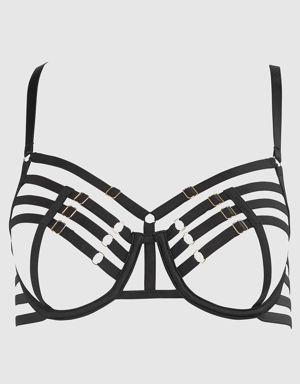 Strappy Open Cup Bra
