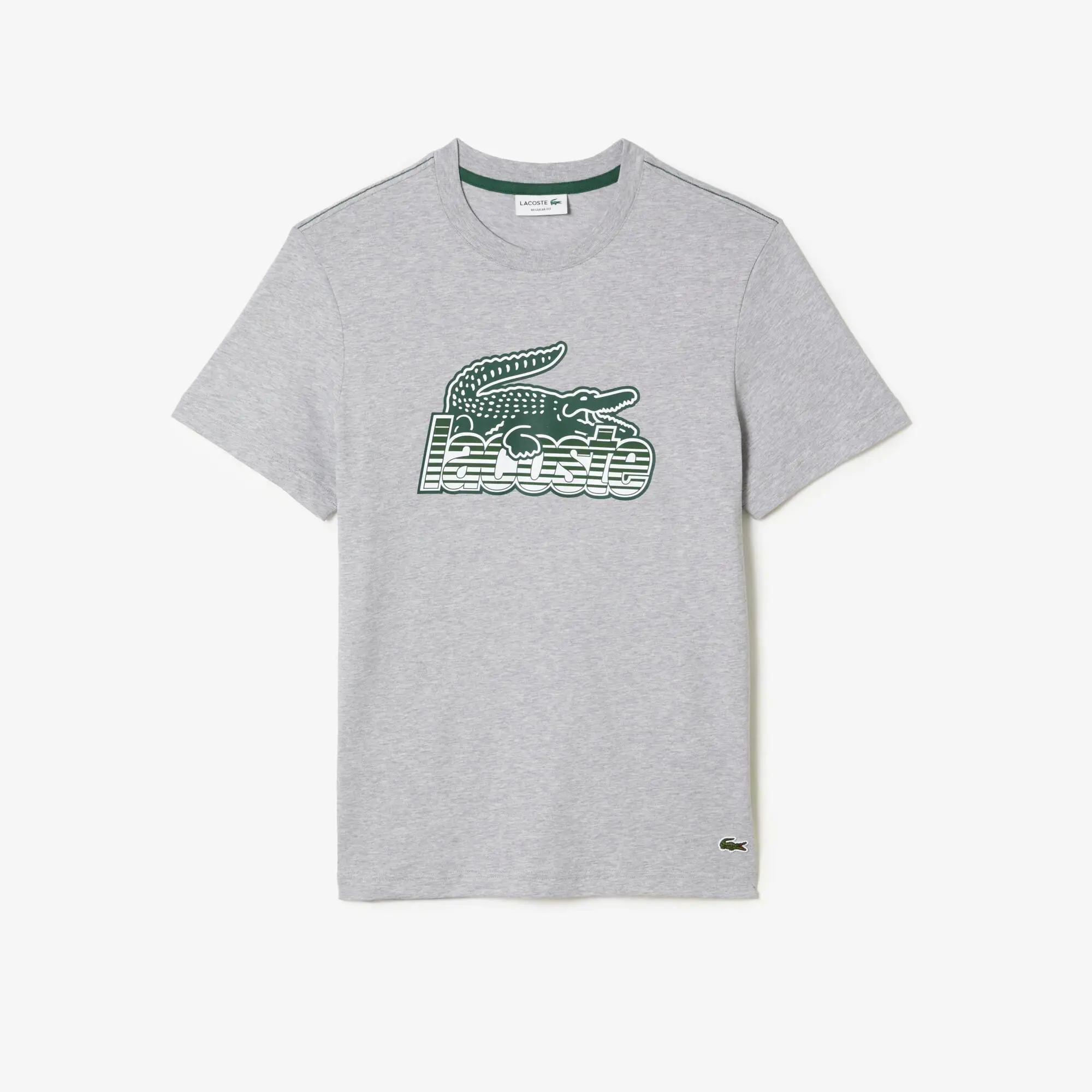 Lacoste T-shirt homme Lacoste imprimé en jersey de coton. 2