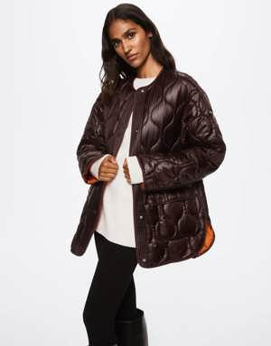 Oversize quilted coat