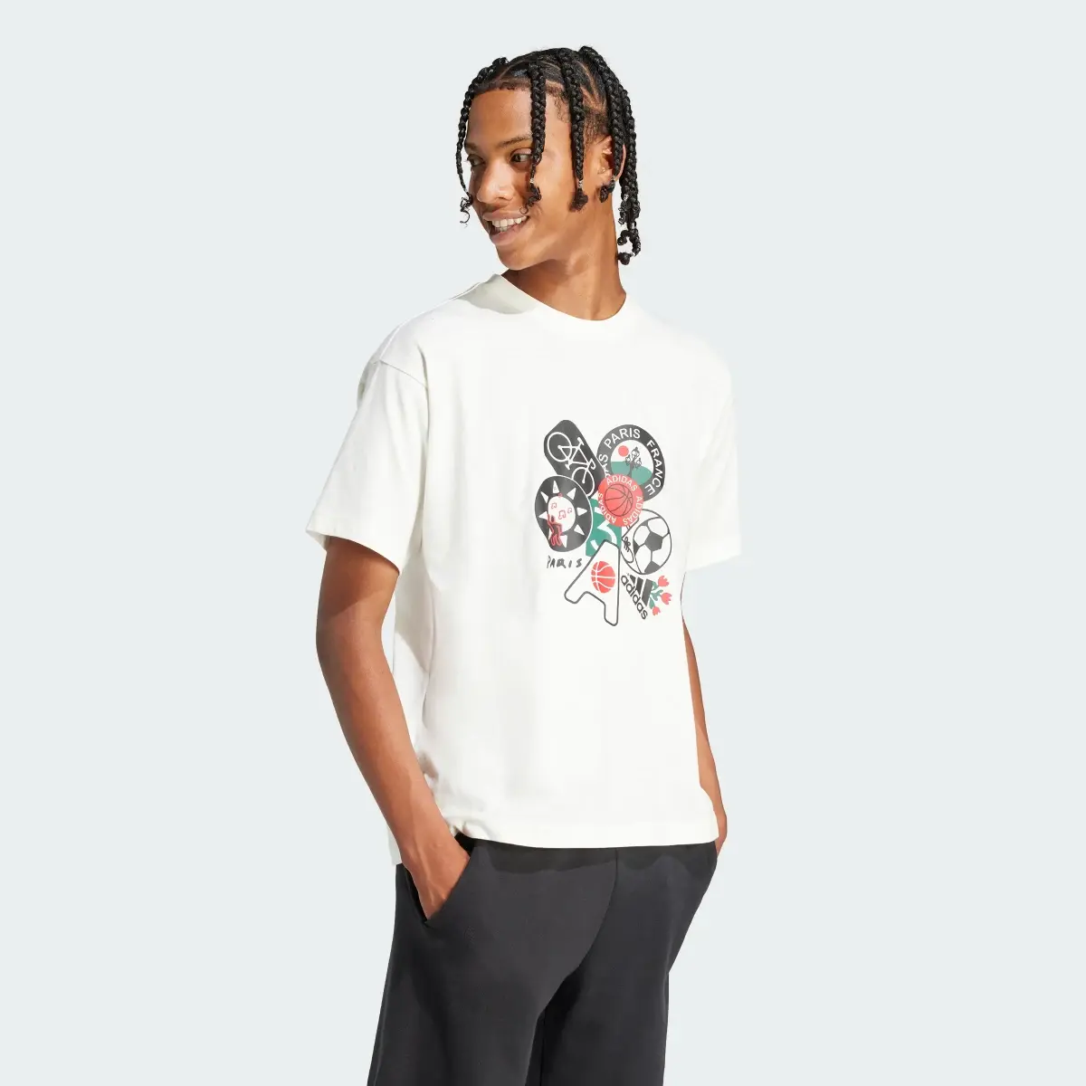 Adidas Graphic T-Shirt (Gender Neutral). 3