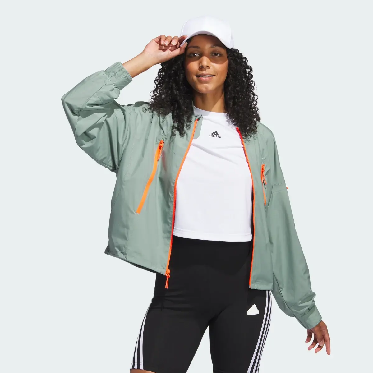 Adidas City Escape Loose Track Jacket. 2