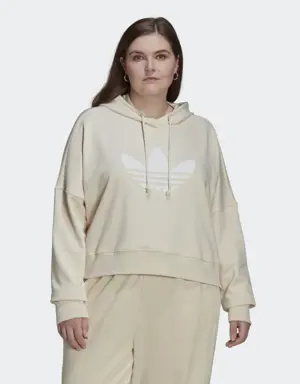 Cropped Hoodie (Plus Size)