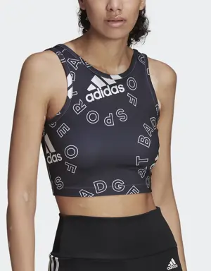 Designed to Move Graphic Crop Top