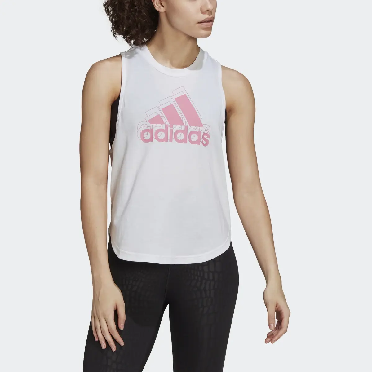 Adidas Camiseta sin mangas AEROREADY Made for Training Logo Graphic Racerback. 1