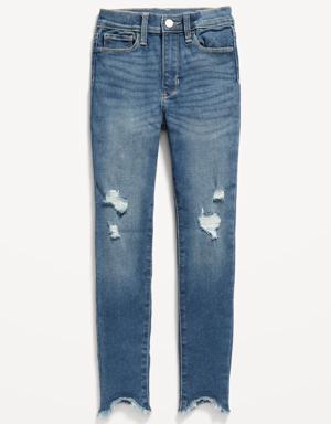 Old Navy Extra High-Waisted Wide-Leg Ripped Jeans for Women