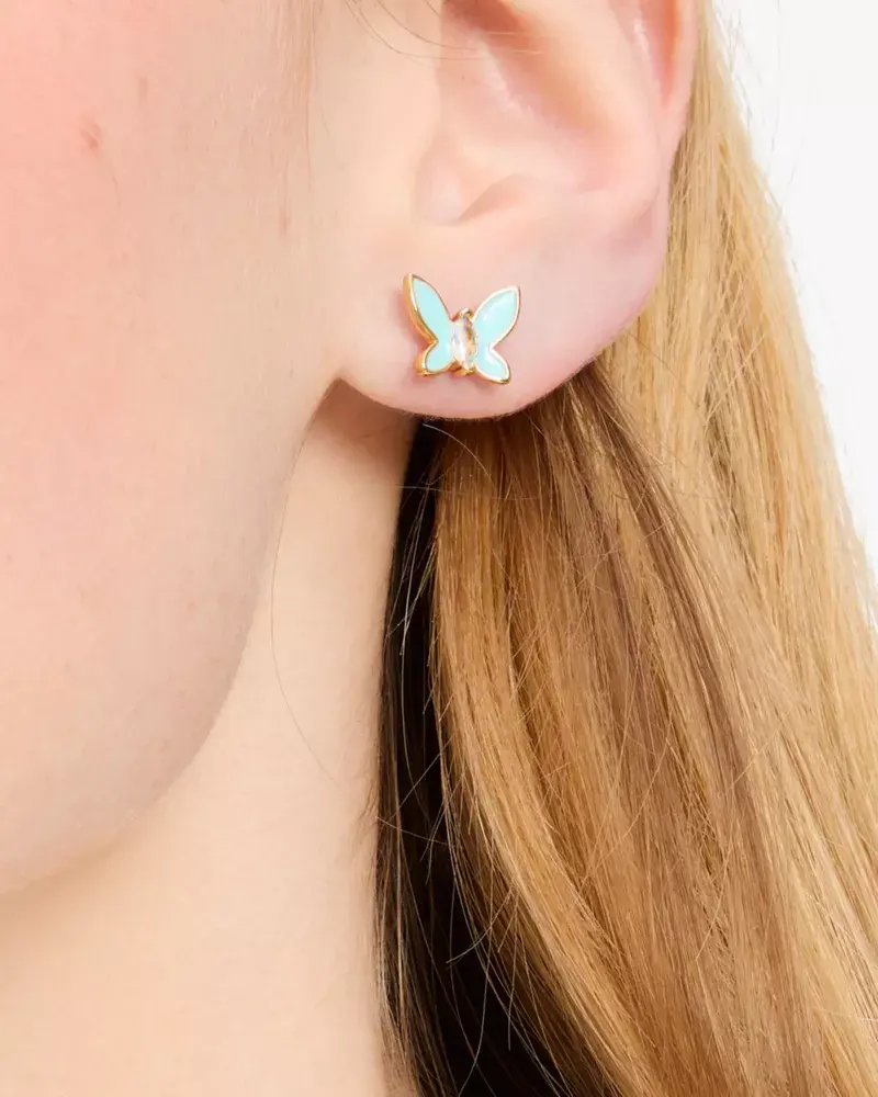 Kate Spade Social Butterfly Mini Studs. 2