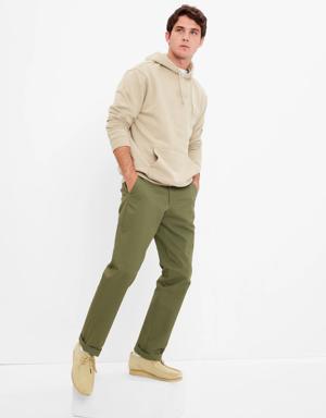 Gap Modern Khakis in Straight Fit with GapFlex green