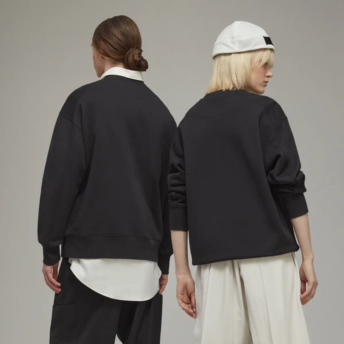 Adidas Sweat-shirt ras-du-cou en coton bio Y-3. 3
