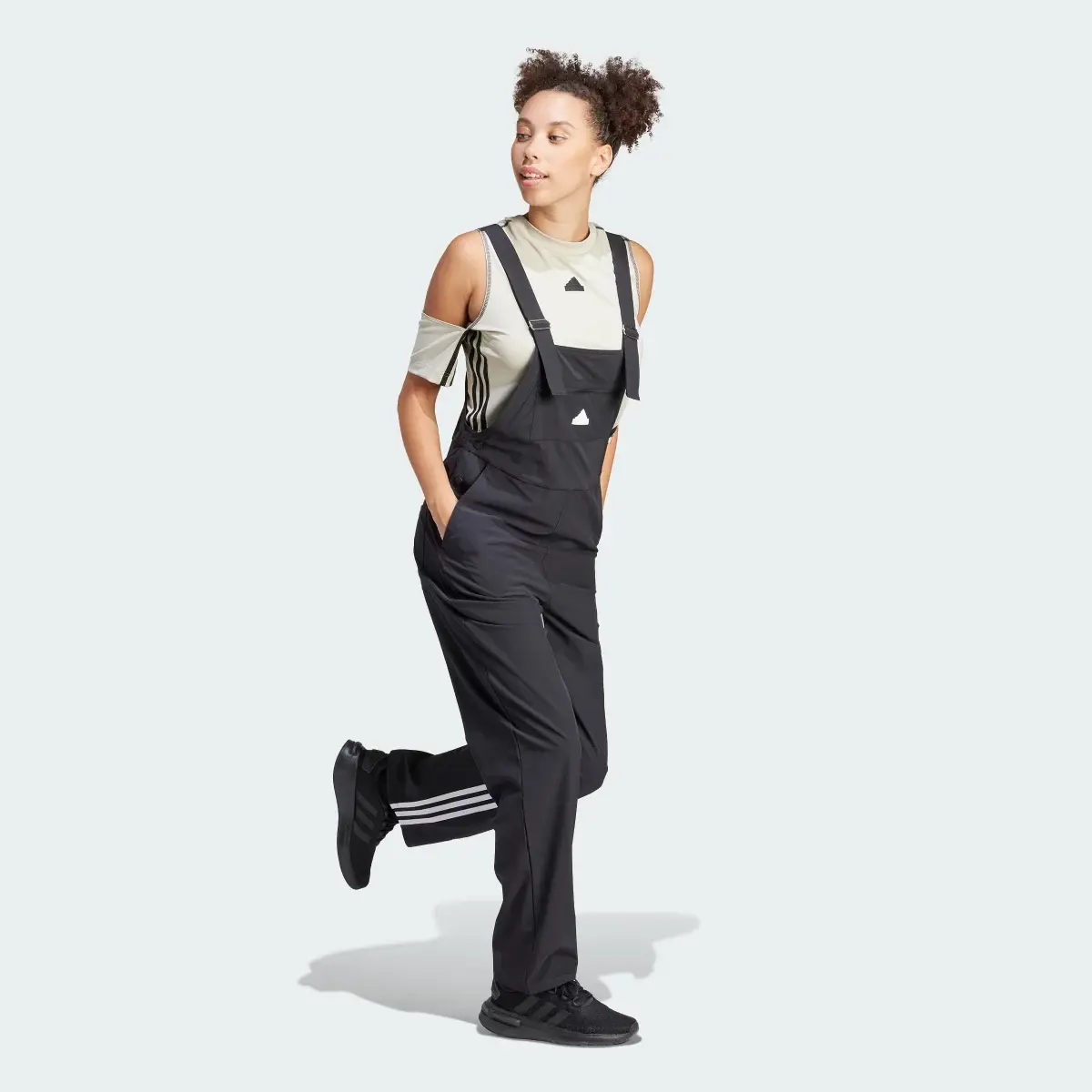 Adidas Dance All-Gender Woven Dungarees. 3