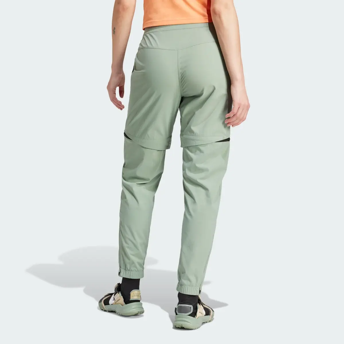 Adidas Terrex Utilitas Hiking Zip-Off Tracksuit Bottoms. 2