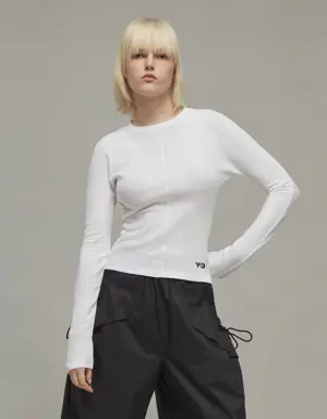Adidas T-shirt ajusté à manches longues Y-3