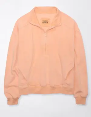 Quarter-Zip Fleece Sweatshirt