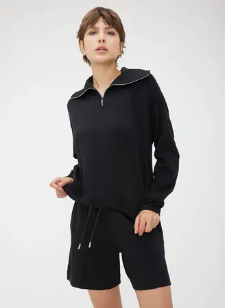 Kit And Ace Restore Quarter Zip Popover. 1