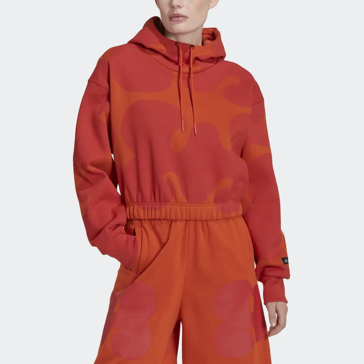 Adidas Sweat-shirt à capuche Marimekko Crop. 1