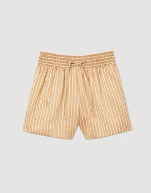 Striped loose-fitting shorts Login to add to Wish list