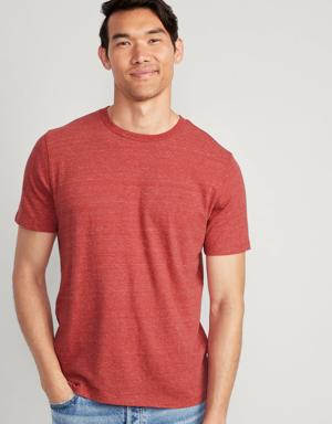 Slub-Knit T-Shirt for Men red