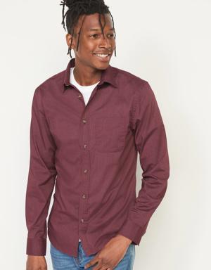 Old Navy Slim Fit Built-In Flex Everyday Shirt red