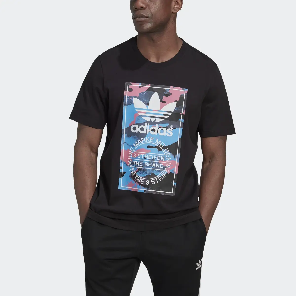 Adidas Graphic Camo Tee. 1