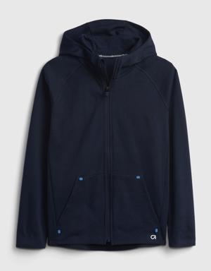 Gap Fit Kids Fit Tech Hoodie blue