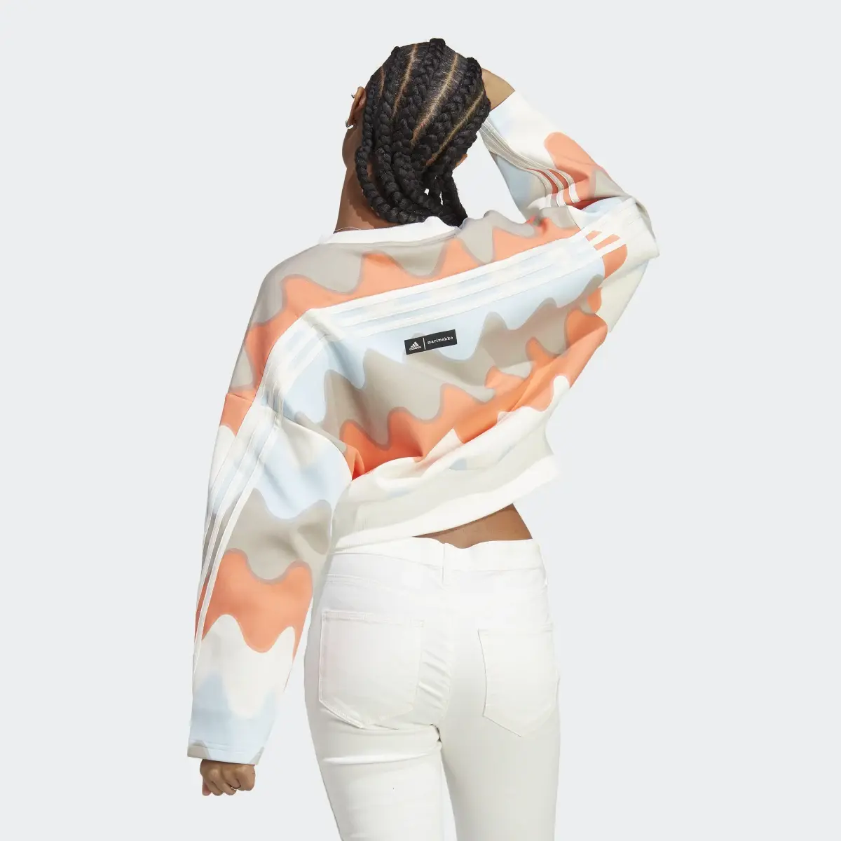 Adidas x Marimekko Future Icons 3-Streifen Sweatshirt. 3