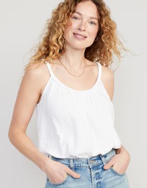 Old Navy Sleeveless Braided-Strap Top for Women white