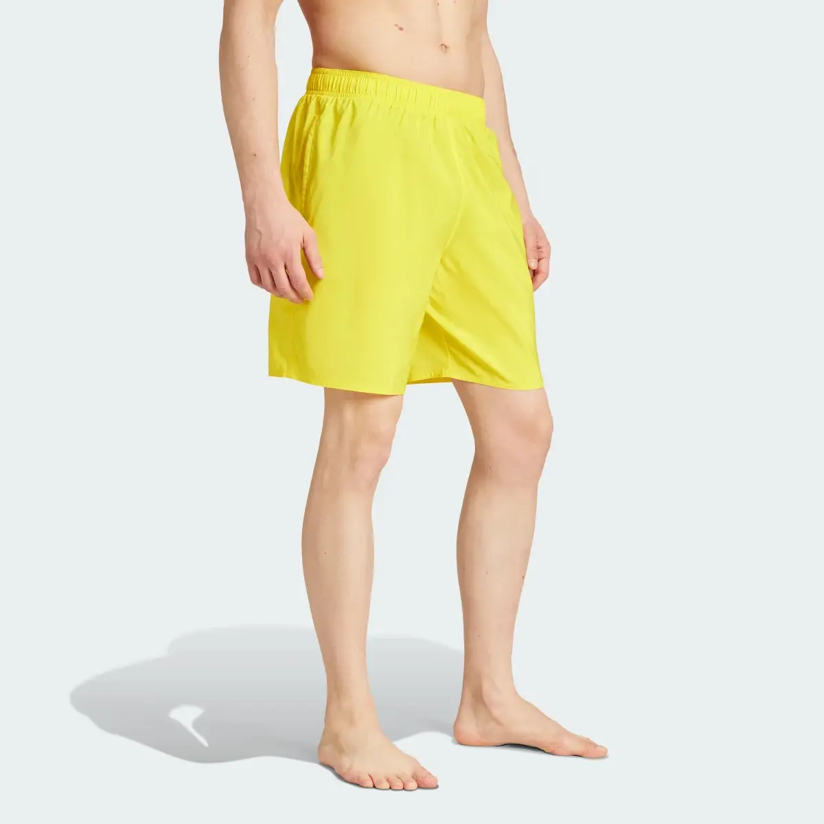 Adidas Solid CLX Classic-Length Swim Shorts. 3