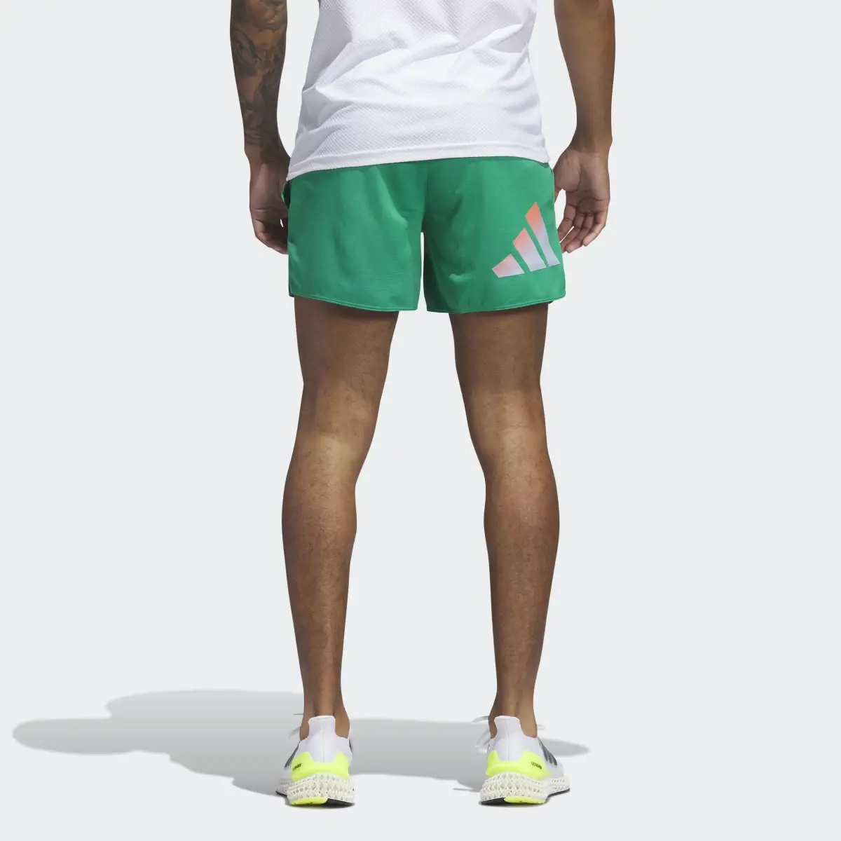 Adidas Run Icons 3 Bar Logo Shorts. 2