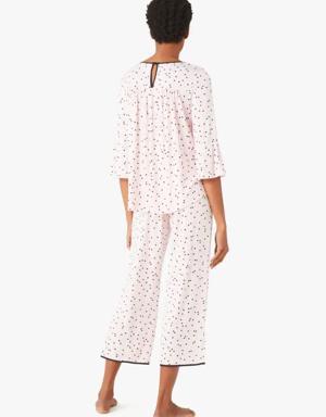 Pink Dot Long PJ Set