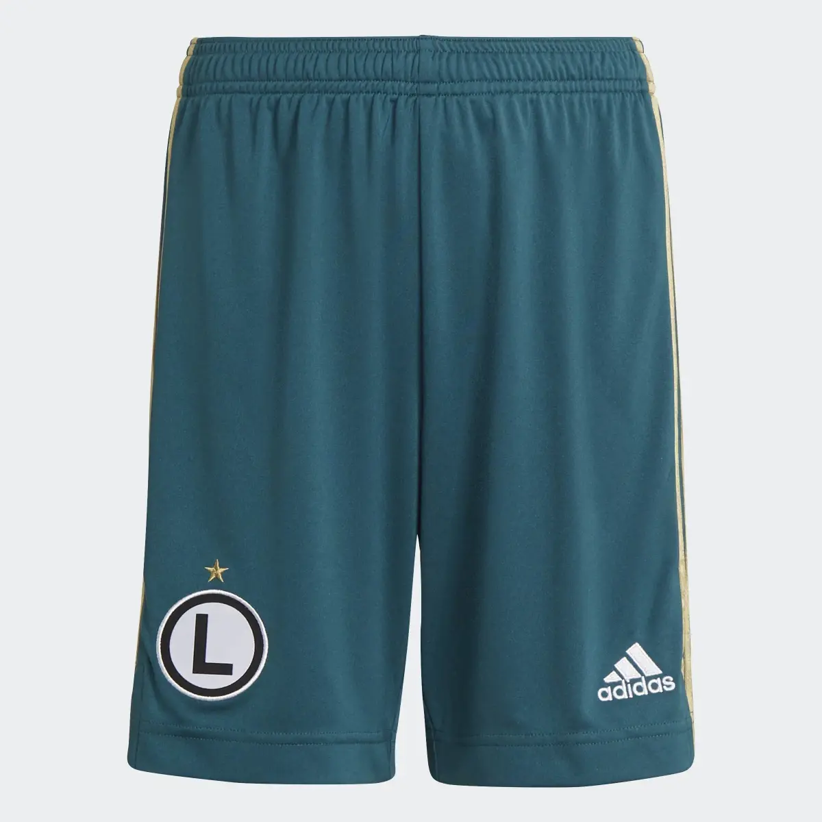 Adidas Legia Warsaw 21/22 Home Shorts. 1