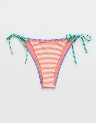 American Eagle Cheekiest Tie Bikini Bottom. 1