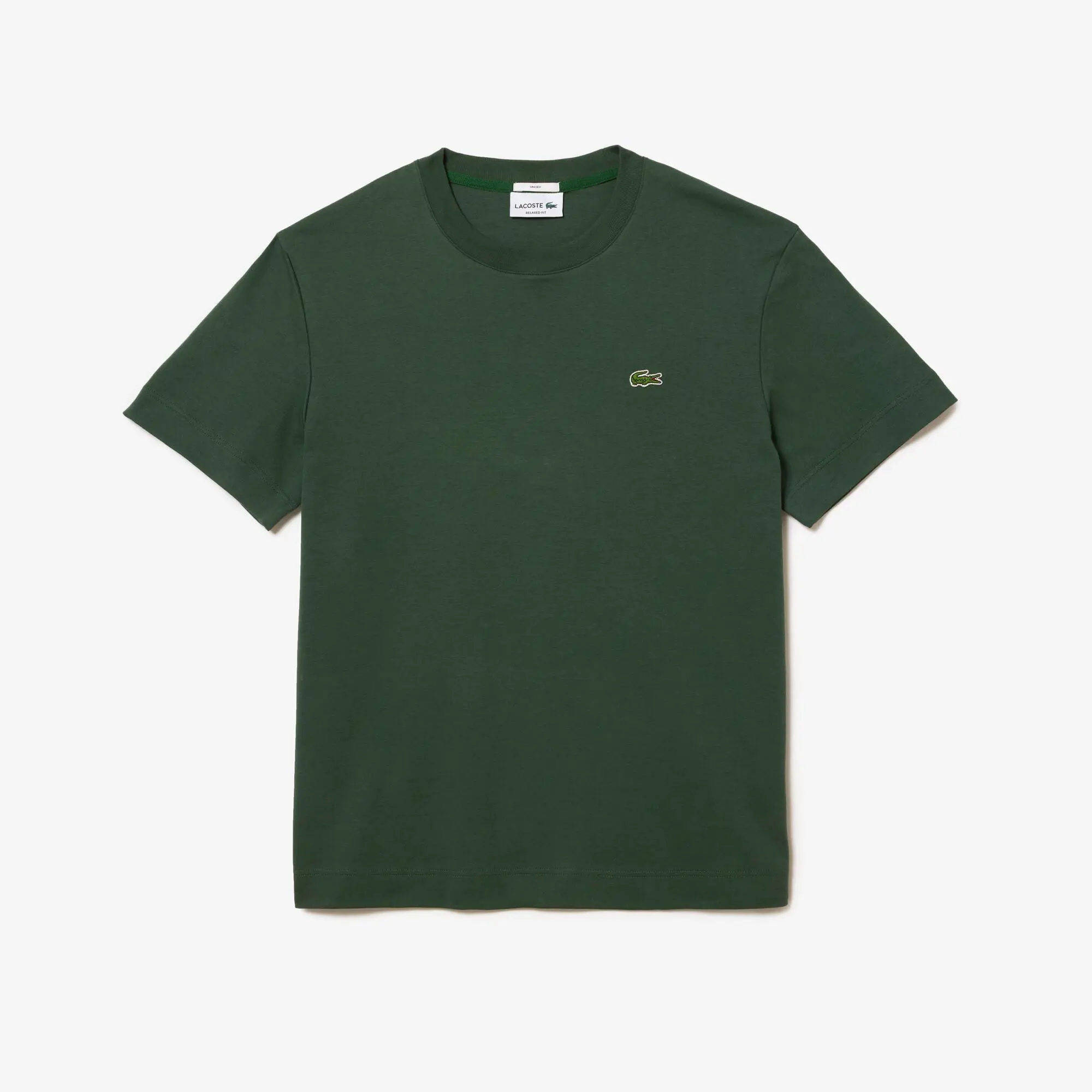 Lacoste Unisex Crew Neck Organic Cotton T-shirt. 2