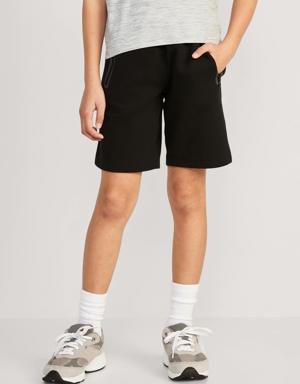 Old Navy Dynamic Fleece Performance Shorts for Boys (At Knee) black