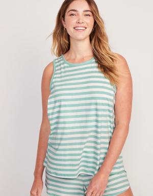 Old Navy Maternity Sunday Sleep Sleeveless Nursing Top blue