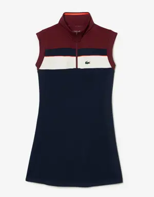 Lacoste Recycled Fiber Tennis Dress with Integrated Shorts