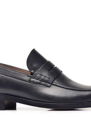 Siyah Klasik Loafer Kösele Erkek Ayakkabı -9319-