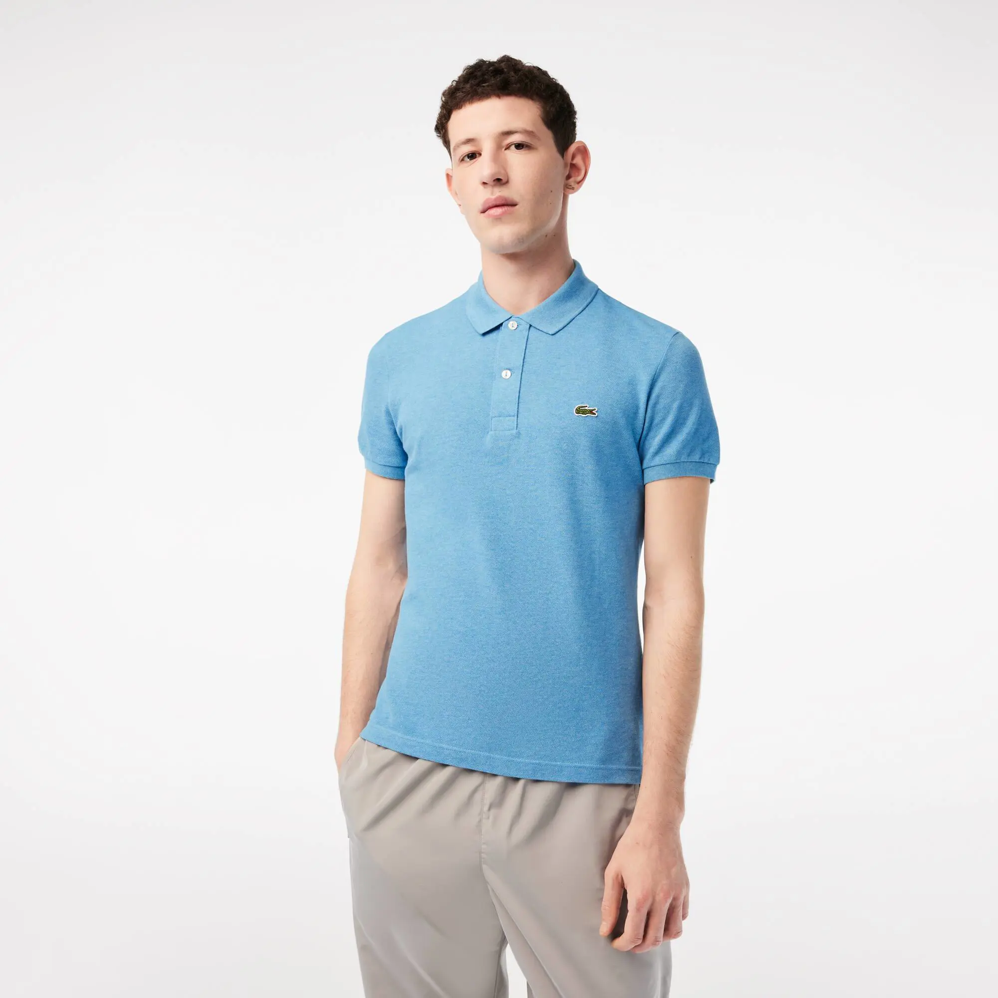 Lacoste Original L.12.12 Slim Fit Petit Piqué Cotton Polo Shirt. 1