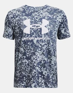 Boys' UA Sportstyle Logo Printed Short Sleeve