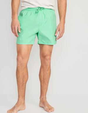 Swim Trunks for Men -- 5-inch inseam green