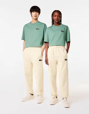 Lacoste Pantalón de chándal Jogger unisex en felpa de algodón ecológico