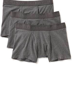 Old Navy 3-Pack Soft-Washed Boxer Briefs -- 6.25-inch inseam gray