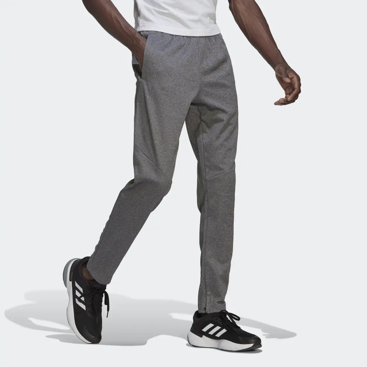 Adidas AEROREADY Game and Go Small Logo Tapered Joggers. 3