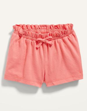 Solid Jersey-Knit Pull-On Shorts for Baby pink